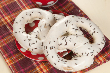 Swirl buns and tea