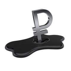 Concept of ruble down