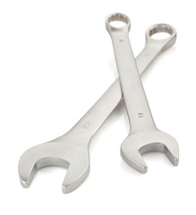 wrench tool on white background