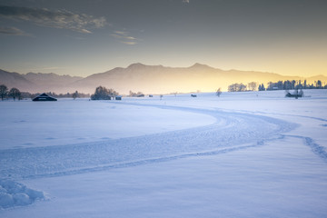 Fototapeta na wymiar winter scenery