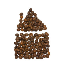 House of coffee beans