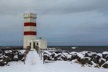 Gardaskagi Lighthouse in Iceland