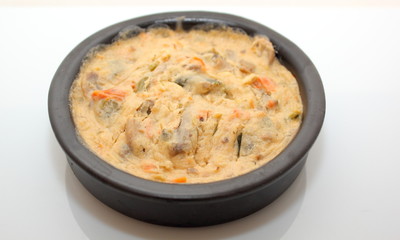 préparation de courgettes