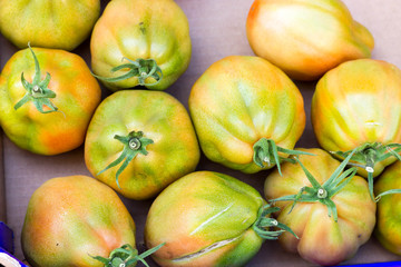 Tomatoes at the market
