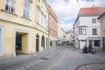 square in Stein-Krems.Austria
