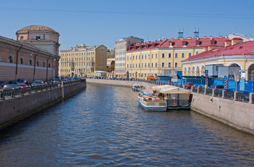 Obraz premium Moyka River, Saint Petersburg