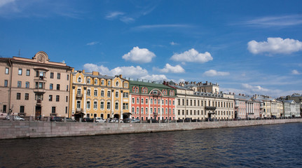 Fototapeta na wymiar Fontanka River, Saint Petersburg