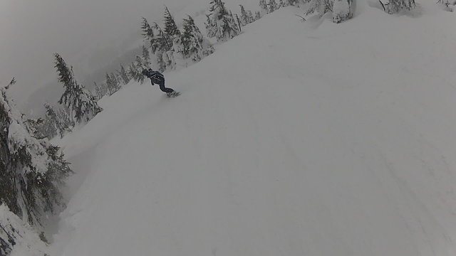Crash of the snowboarders