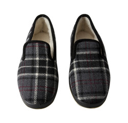 House slippers isolated on white background