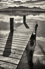 old wooden jetty - 75463130