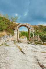 Fototapeta na wymiar gateway to the ancient city