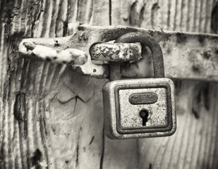old padlock