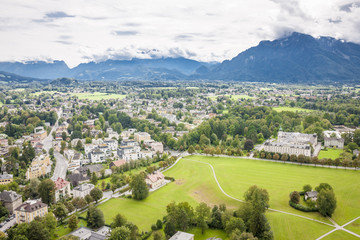 Salzburg areal view