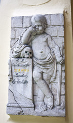 tourist attractions on the old Salzburg Cemetery, Austria