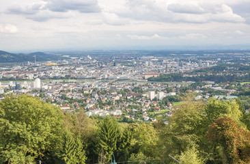High Angle View on Linz