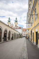 Fototapeta premium view in Linz, Austria