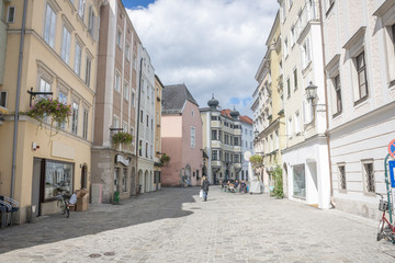 Fototapeta na wymiar view in Linz, Austria