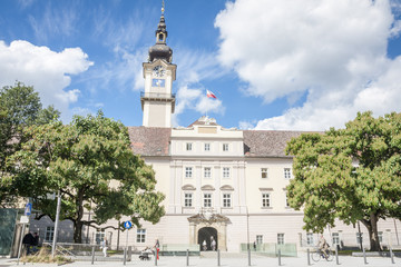 Fototapeta premium view in Linz, Austria