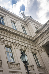 close-up on building in Berlin