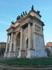 Fototapeta na wymiar Arco della Pace. Milan. Italy