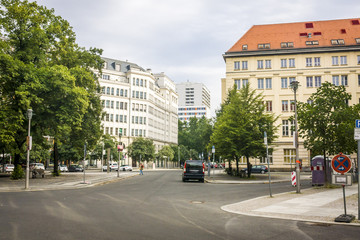 Fototapeta na wymiar beautiful street in Berlin