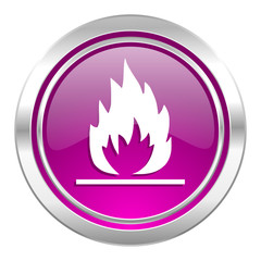 flame violet icon
