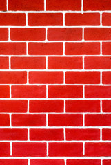 Obraz premium Red brick wall background