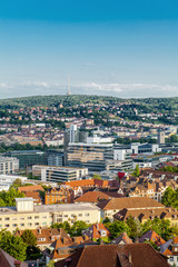 Scenic rooftop view of Stuttgart, Germany