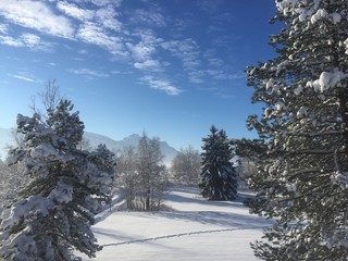 Winterlandschaft in Füssen 