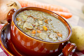 Linsensuppe