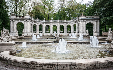Marchenbrunnen Fairy Tale Fountain in the Volkspark