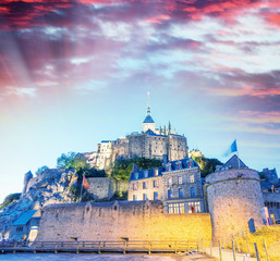 Fortress of Mont Saint-Michel, Normandy, France