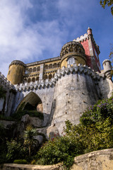 Fototapeta na wymiar Famous Pena Palace in Lisbon, Portugal