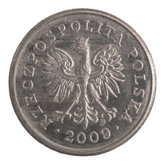 polish 20 groszy coin