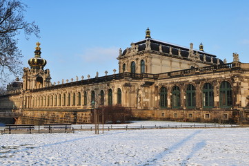 Fototapeta na wymiar Dresden Zwinger in Germany