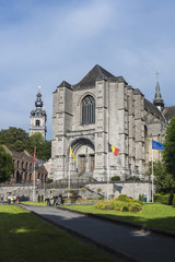 Fototapeta premium The Sainte-Waudru Collegiate Church in Mons, Belgium