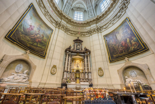 St Aubin's Cathedral, in Namur, Belgium.