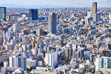 東京の代官山の高級住宅街