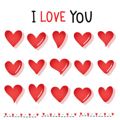 Happy Valentine's Day Sweetheart Cute Cartoon Vector