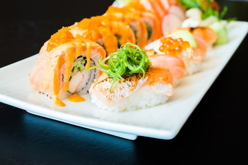 Salmon sushi