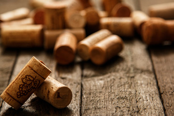Fototapeta na wymiar Wine corks