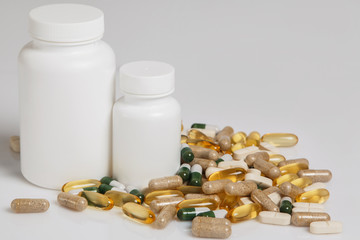 Jars and different pills