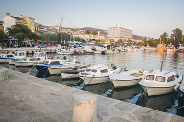 Fototapeta na wymiar Crikvenica, small city in Croatia.