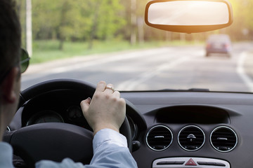 Driving a car