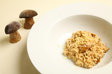 risotto de ceps