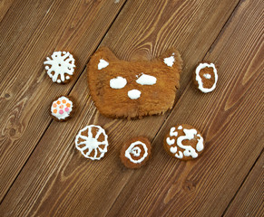 Obraz na płótnie Canvas kozuli gingerbread