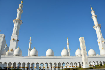 Sheikh Zayed Mosque in Abu Dhabi, UAE