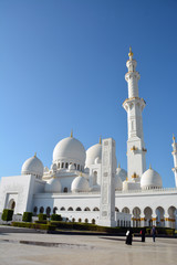 Fototapeta na wymiar Sheikh Zayed Mosque in Abu Dhabi, UAE