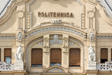 Obraz premium The Polytechnic University of Timisoara founded in 1920.