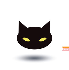 cat icon, vector illustration